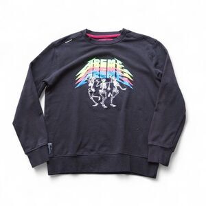 Preme Dancing Skelton Long Sleeve Streetwear Shirt Black /‎ Multicolor Men's XXL